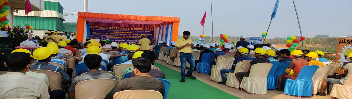 Image National Safety Day & Safety Week, 2022 – Tripura Ispat, Infra Developers 