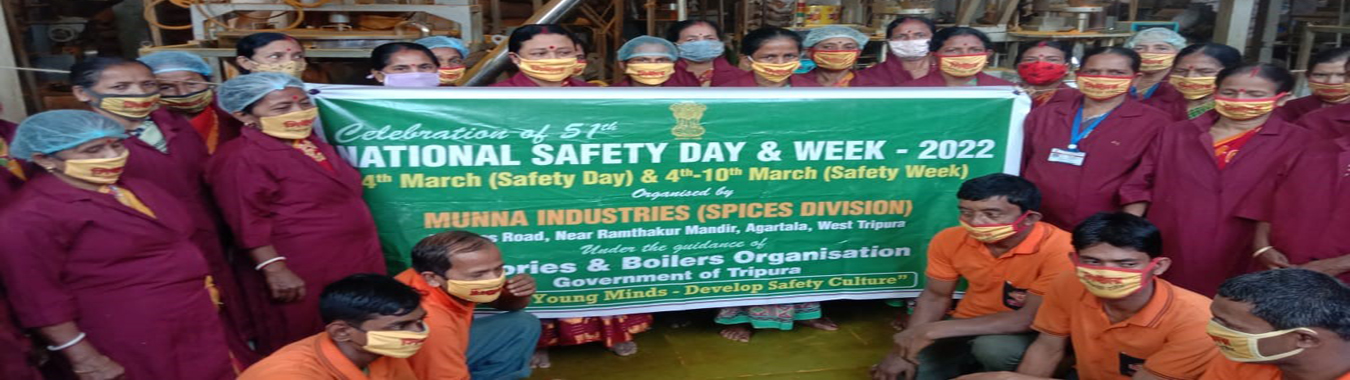 Image of National Safety Day & Safety Week, 2022 – Munna Industries (Spices Division)